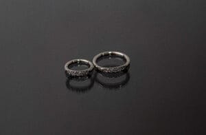 Aro click acero joyeria cristal