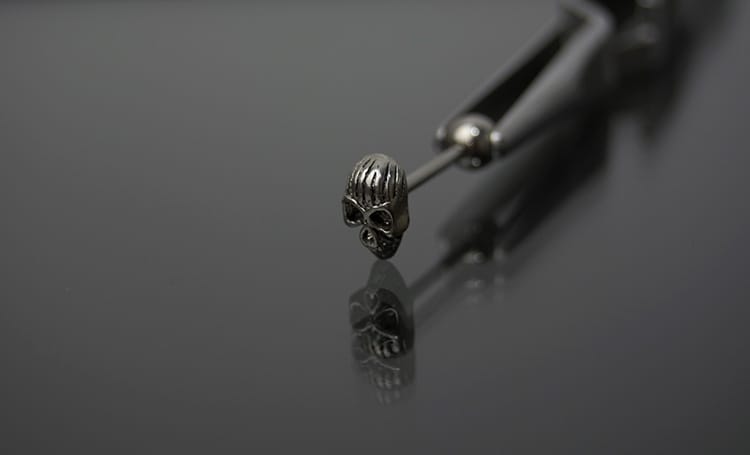 Barbell acero base calavera