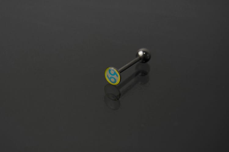 Barbell acero base plana con número