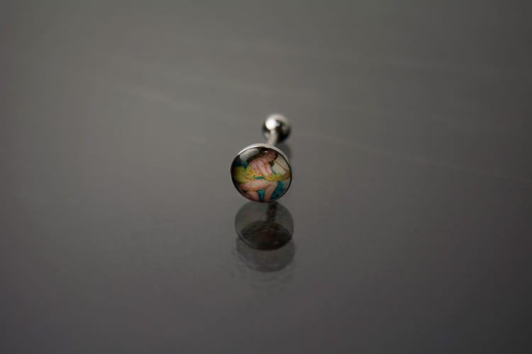 Barbell acero base plana dibujo