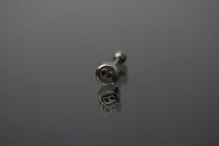 Barbell acero base plana número