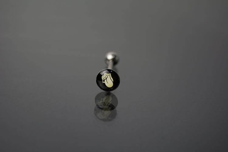 Barbell acero base plana y dibujo