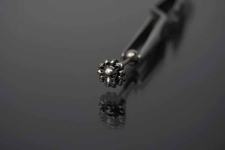 Barbell acero cabeza León