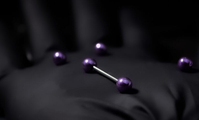 BBL con bolas de acero color morado metalizado
