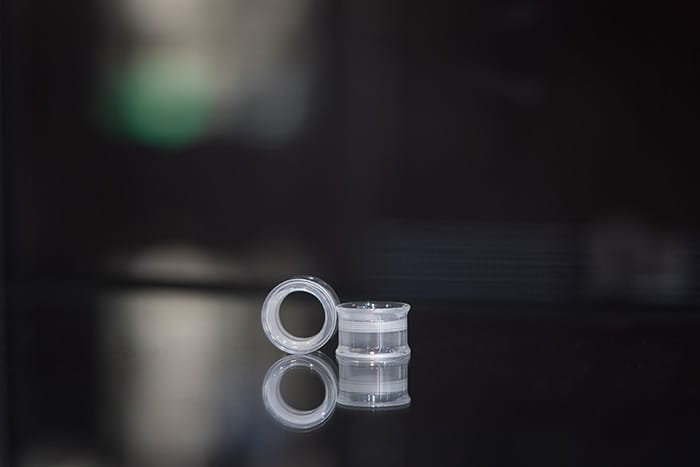 Dilatador acrílico liso con rosca