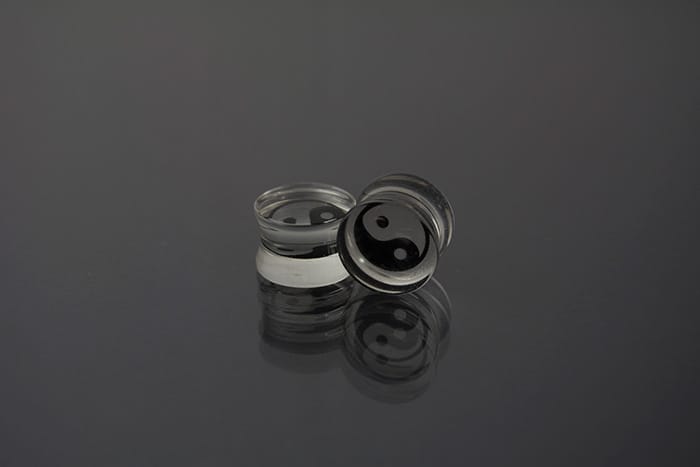 Dilatador acrílico transparente Ying-Yang