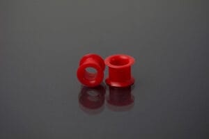 Dilatador goma rojo con borde