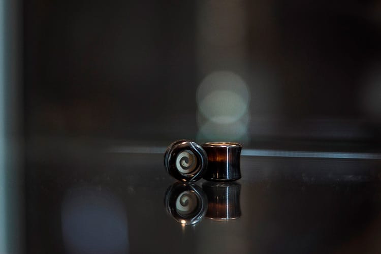 Dilatador madera espiral flotante hueso blanco