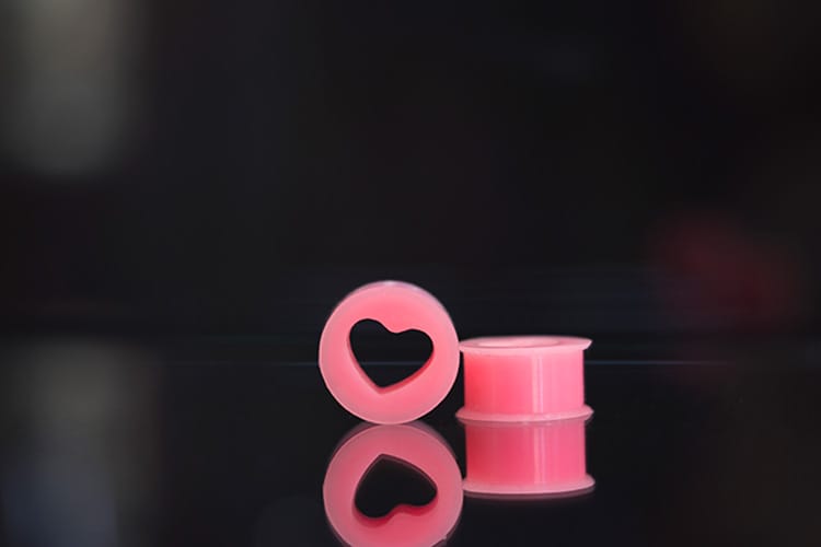 Dilatador silicona corazón
