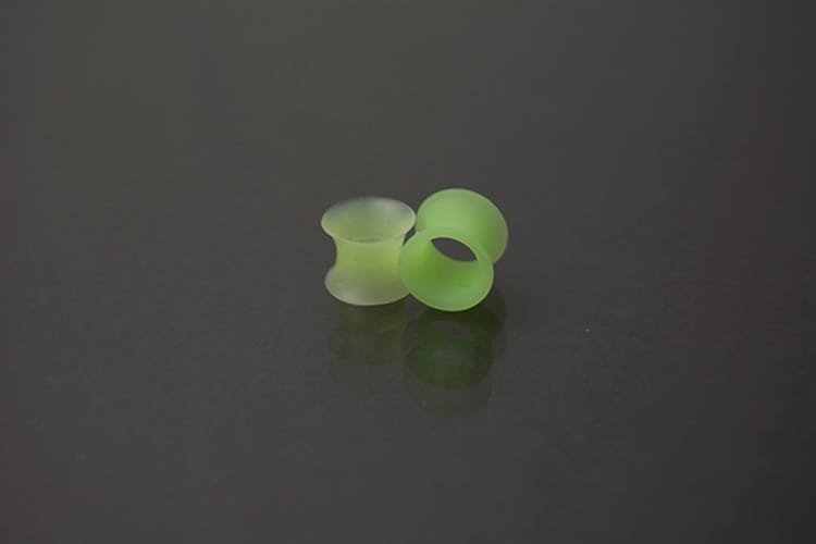 Dilatador silicona sin borde verde