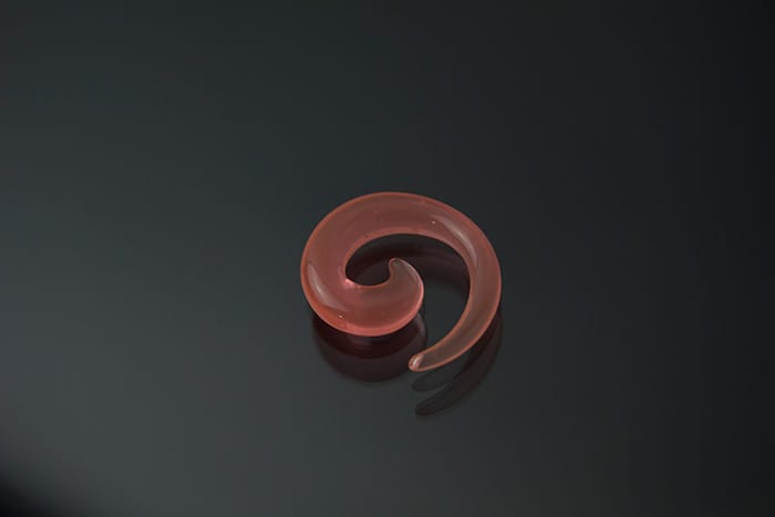 Espiral acrílico colores opacos lisos