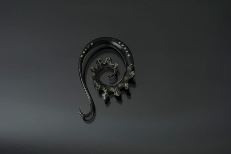 Espiral madera con grabados
