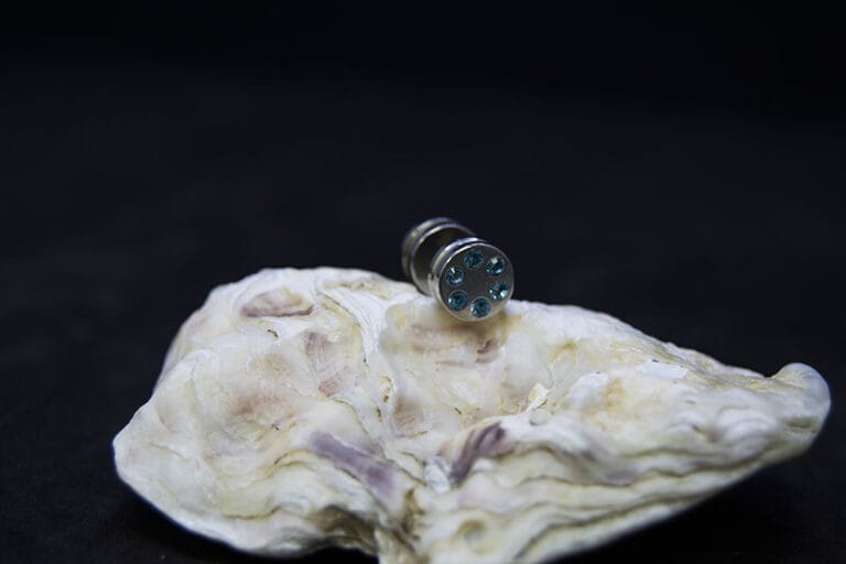 Falsa dilatación acero 12 mm joyería