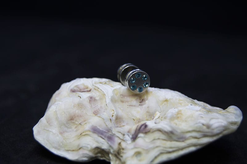 Falsa dilatación acero 12 mm joyería