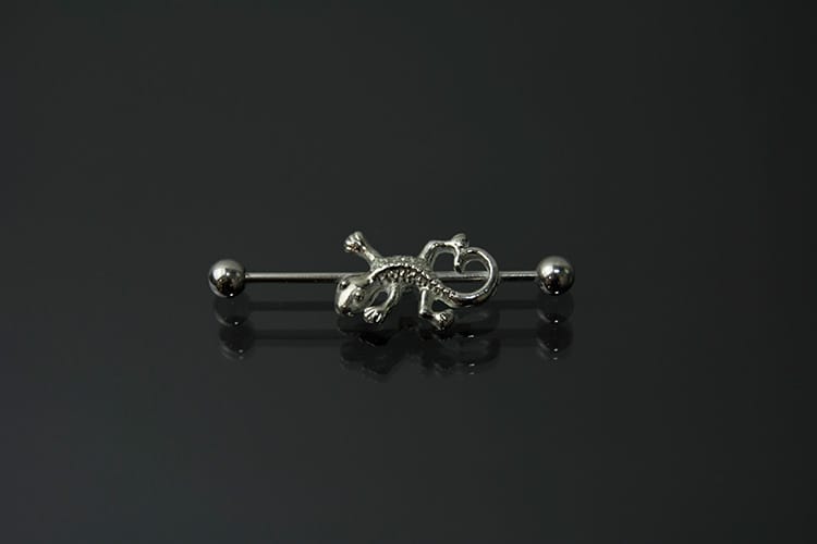 Industrial acero 1,6 bolas rosca decorado con salamandra