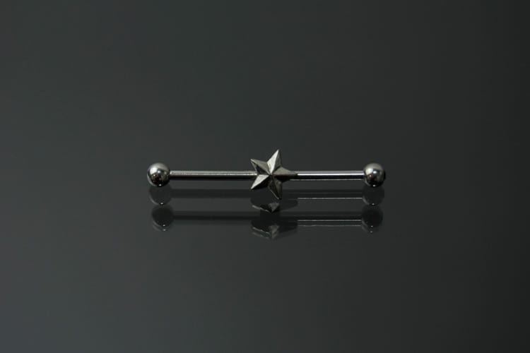 Industrial acero 1,6 bolas rosca decorado estrella
