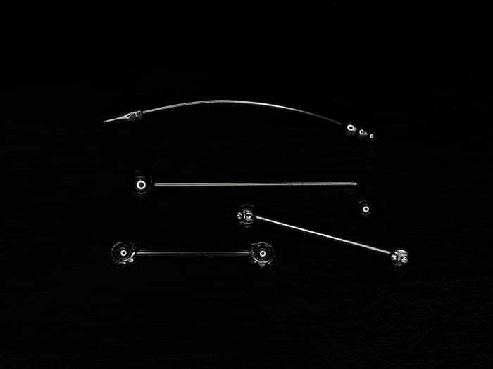 Industrial acero 1,6 joyeria rosca