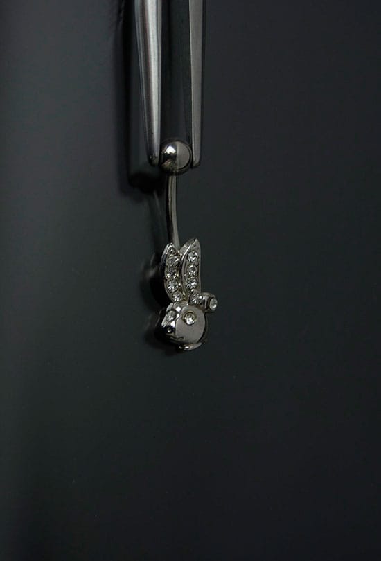 Navel acero multijoya cristal
