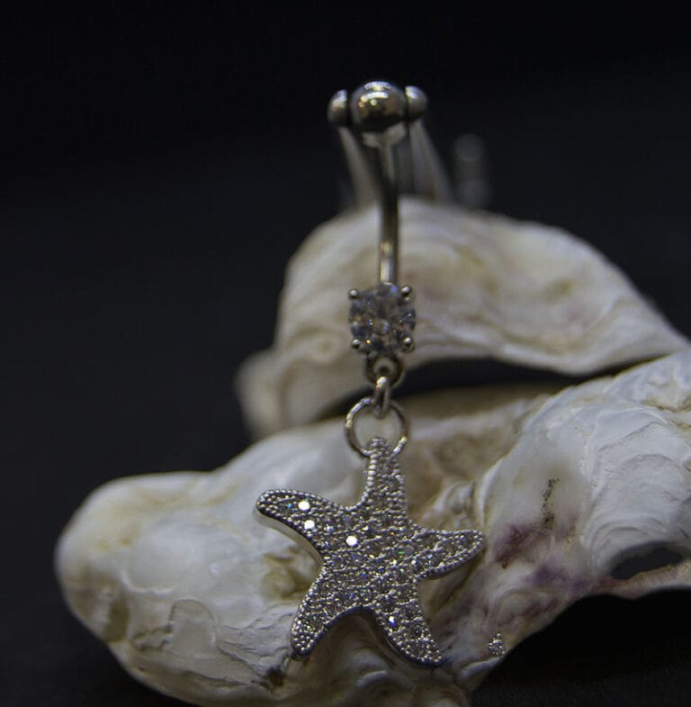 Navel acero multijoya estrella de mar