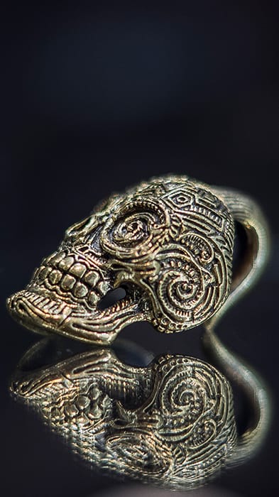 Peso Étnico calavera - 6mm