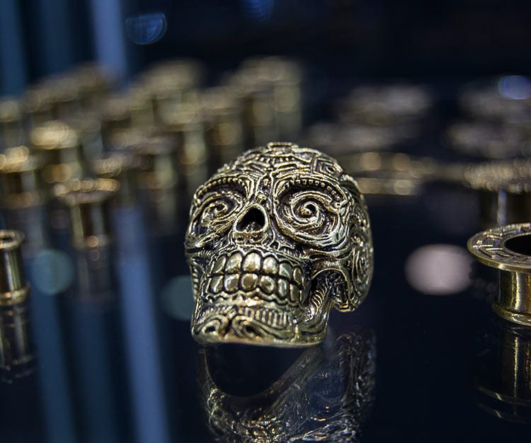 Peso Étnico calavera - 6mm