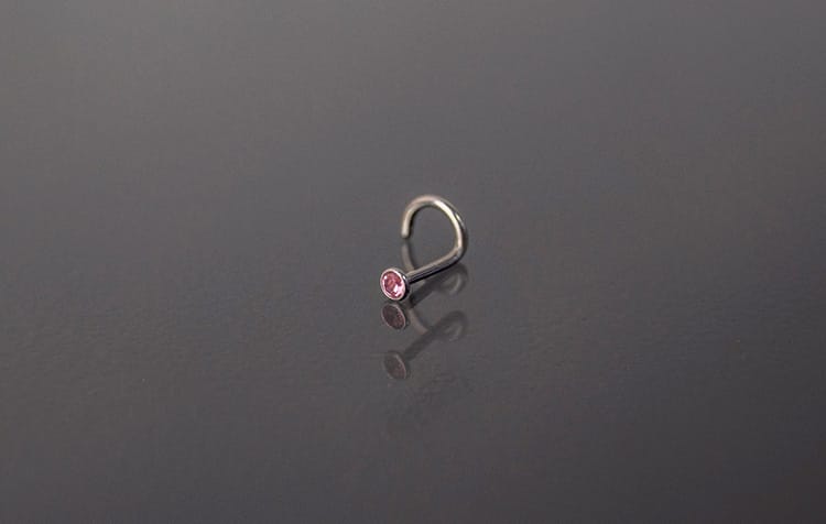 Piercing acero joyería en color