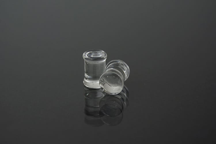 Plug vidrio Pyrex doble