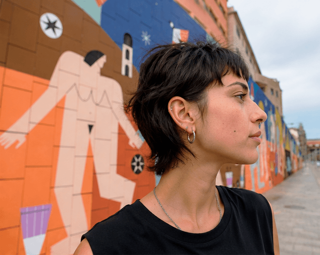 piercings para llevar el pelo recogido