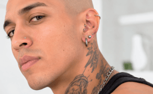 cómo combinar varios piercings