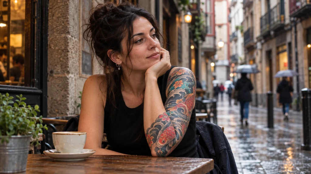Situación cotidiana con piercing relacionada con piercing oral y hábitos cotidianos: comer, hablar y mantener higiene