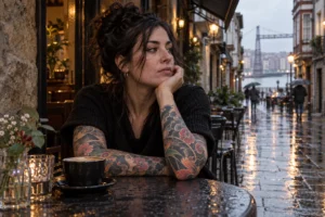 Escena relacionada con Piercing de pezón: anatomía, simetría y marcaje antes de perforar