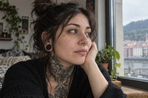 Detalle visual relacionado con Joyería inicial en piercing de labio: por qué suele necesitar margen