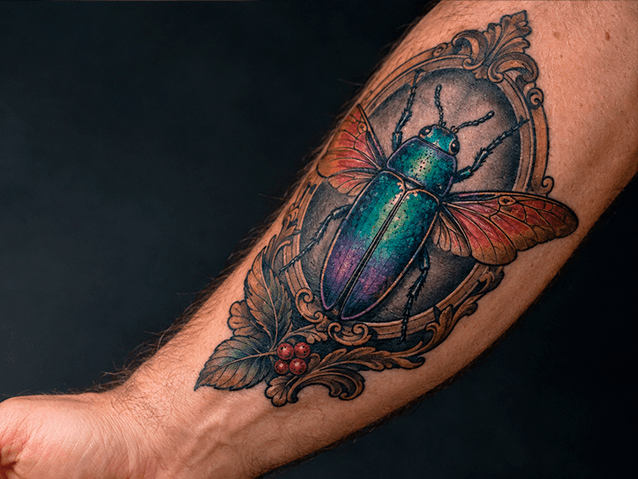 neotradicional-tatuaje-escarabajo