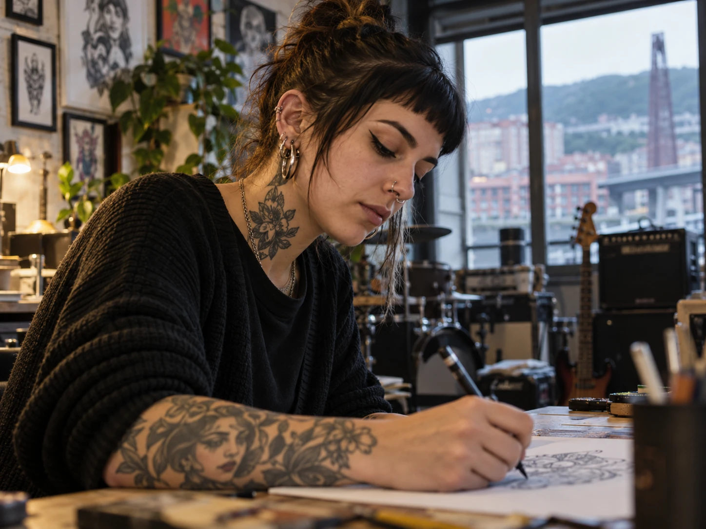 Detalle de piercing y joyería relacionado con cuándo posponer un piercing si vas a usar casco muchas horas cada día