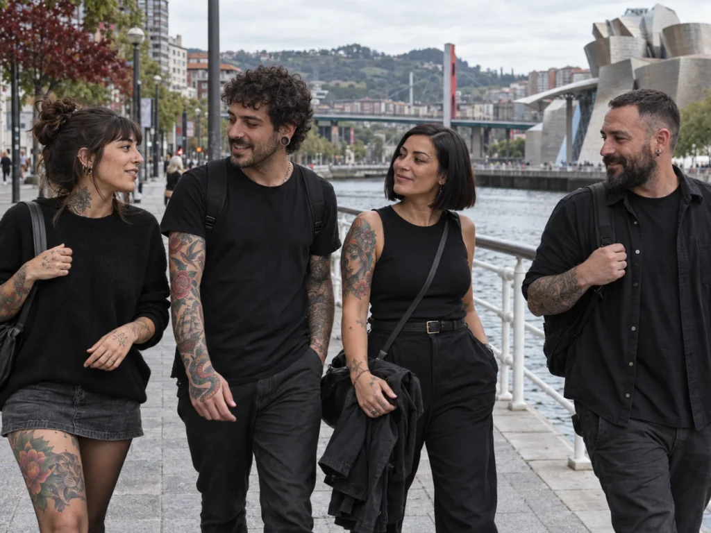 Persona adulta tatuada en un entorno cotidiano o de estudio para ilustrar Qué ropa llevar a una sesión según la zona que vas a tatuar