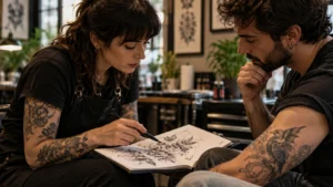 Revisión práctica de joyería de piercing relacionada con cuándo tiene sentido pasar a un aro en un piercing