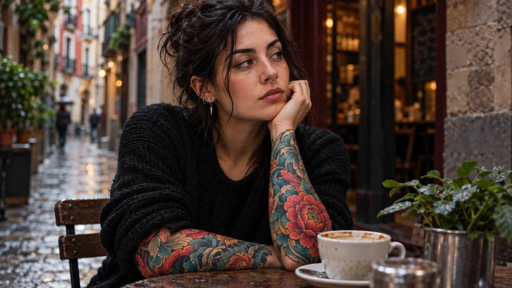 Situación cotidiana con piercing relacionada con dormir con un piercing facial reciente: postura, presión y pequeños golpes