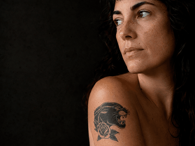 Tatuaje Santutxu tradicional