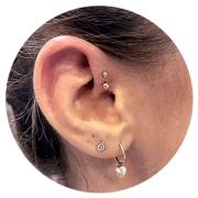Piercing en la oreja
