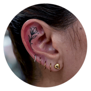 piercing lobulo